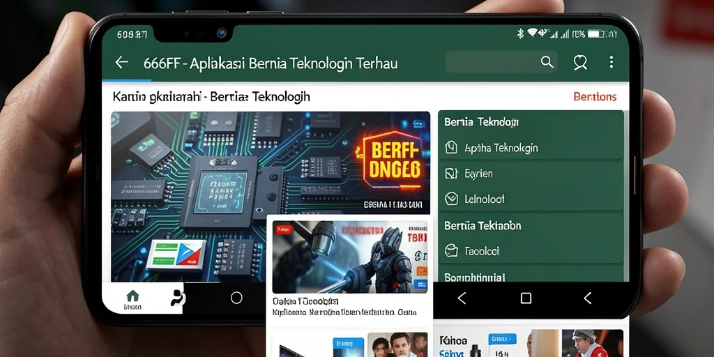 Antarmuka aplikasi 666FF yang modern dan informatif.
