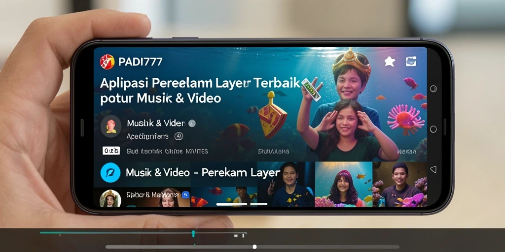 Antarmuka PADI777 menampilkan fungsi perekam layar yang intuitif dan mudah digunakan.
