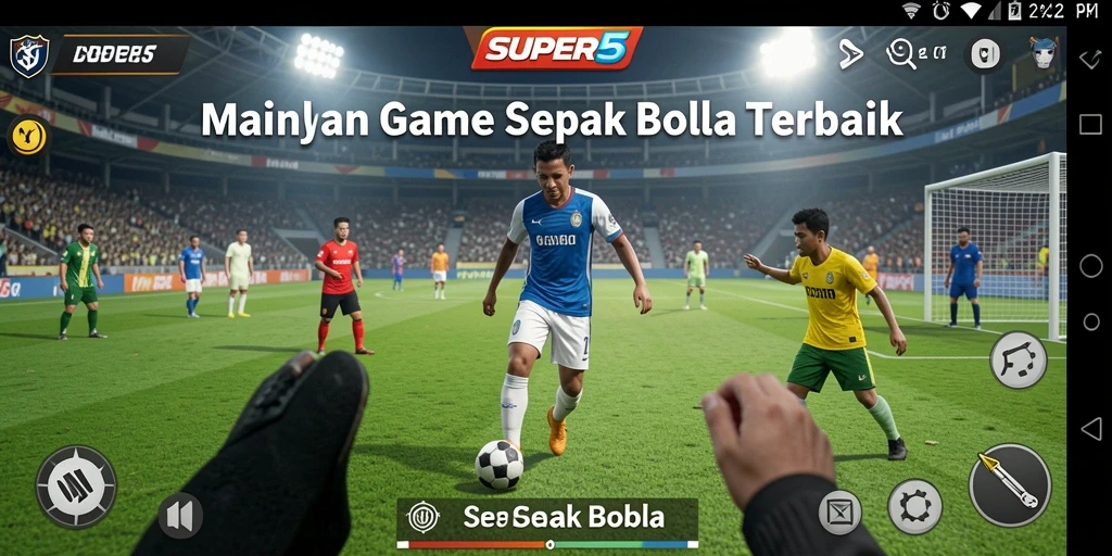 Tampilan antarmuka SUPER5 yang menarik dan intuitif.