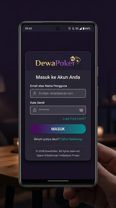 Panduan Login Akun Dewapoker untuk Pengguna Android
